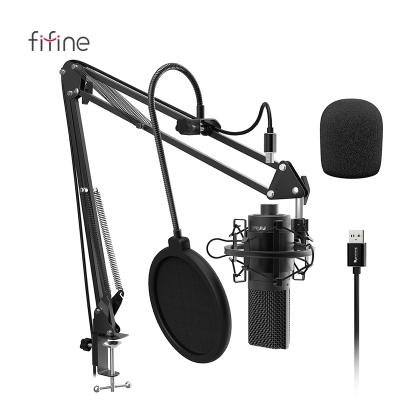 China Newest Mic Professional Studio Condenser Gaming Youtube Podcast Microphones USB Microphone Fifine K780 Computer Microphone for sale