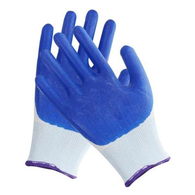 China Palm Coating Nitrile Safety Coated Work Gloves PU And Palm Coated Gloves Safety Gloves Are Suitable For Construction And Maintenance Vehicles for sale