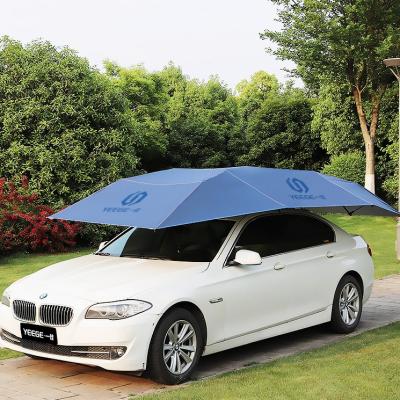 China All in 1 Remote Control Auto Car Umbrella Folding Cover Shade Top Car Umbrella for sale