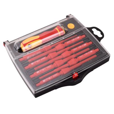 China Insulated Insulated Screwdriver 1000V Brand New Tool Kit Phillips Screwdriver Replaceable Head Repair Set Insulated Tool for sale