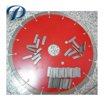 China Pulifei Diamond Cutting Segment for Granite Saw Blade 300mm Silver Weled 21 Tooth 40x3.2x15mm Segment for sale