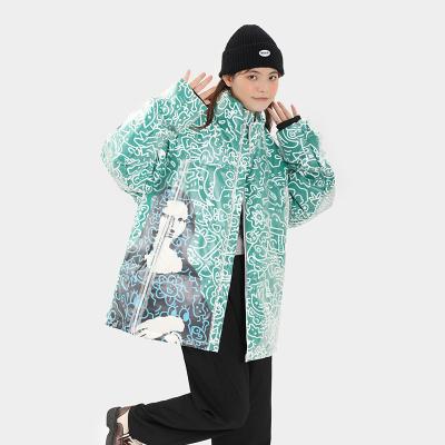 China Winter Waterproof New Down Mona Lisa Down Jacket Men's Fashion Brand Loose Warm Windproof And Waterproof Jacket for sale