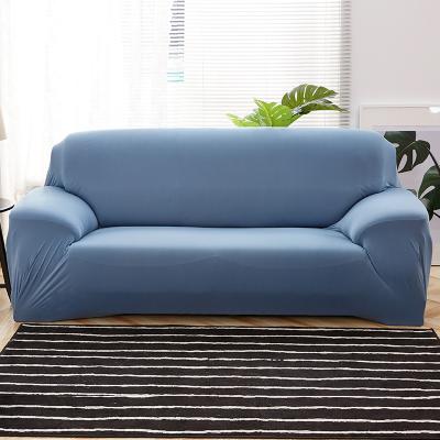 China Good Quality Modern Wholesale Solid Color Covers Sofa Polyester Stretch Shape Sofa Cover for sale