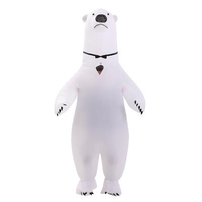 China Funny New Design Customized Inflatable Costume Polar Bear Inflatable Advertising Costume for sale