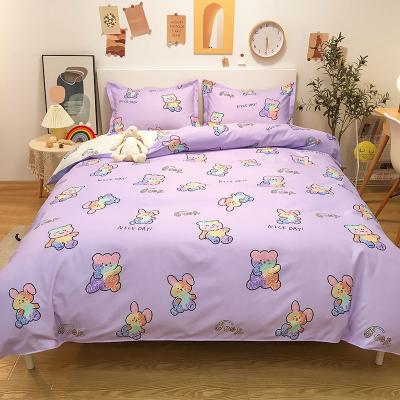 China 100% Polyester Nondisposable Modern Cartoon Cheap Comforter Bedding Sets For Bedroom for sale