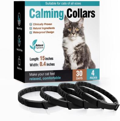 China Stocked Cat Calming collar 4-piece Calming cat collar relieves anxiety for 30 days for sale