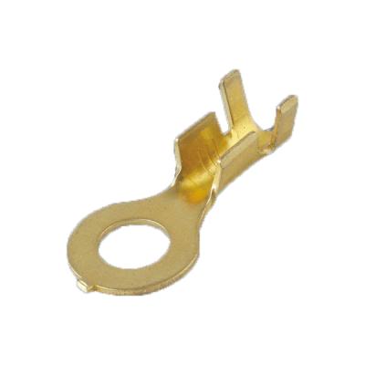 China Wire Connecting Hot Sale Crimping Connector Round Terminal Brass Terminal Terminal for sale