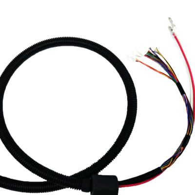 China Latest Custom Automotive Wire Harness Components 2 Pin Wire Harness Cable Assembly for sale