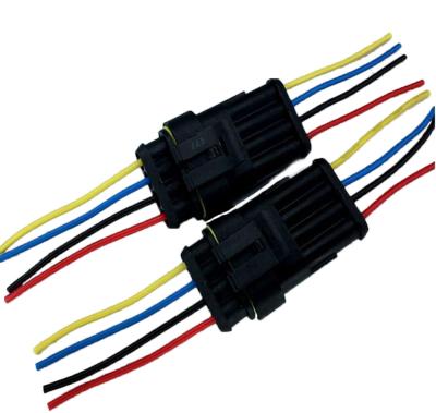 China Auto Motorcycle Wire Harness / Electronic Equipment Male And Female Cable Assemblies for sale