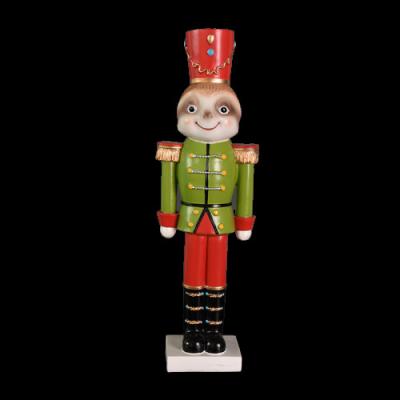 China USA Buy To Get 1 Free Poly Resin Christmas Ornaments Sloth Soldier Statue For Home Modern Decoration for sale