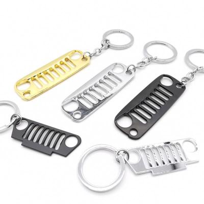 China Wholesale Cheap Metal Jeep Car Keychains for sale