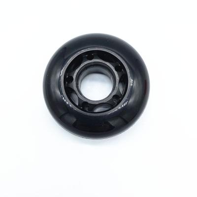 China PP+PU Integrated Skate Wheels Plastic Skateboard Wheel 64*24 PU Small Wheel for sale