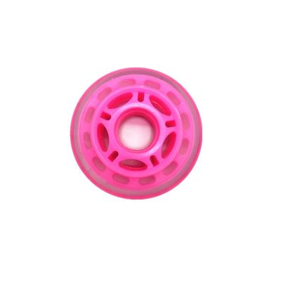 China PP+PU Plastic Skate Wheels Skating Shoes Wheel Rollerskates PU Wheels 70*24 for sale