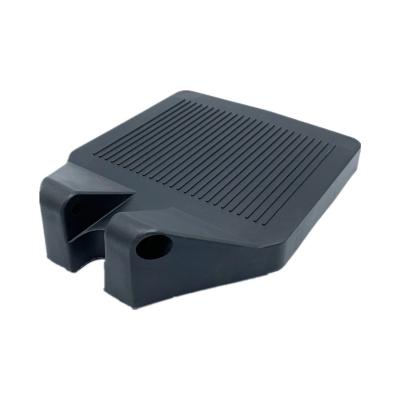 China Single& Modern Wheelchair Spare Parts Manufacturer Wholesale Plastic Wheelchair Pedal Footrest for sale