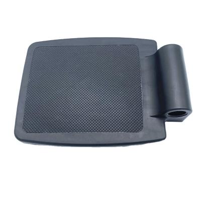 China Single& Modern wheelchair spare parts wholesale plastic wheelchair footrest for 19mm or 22mm pipe for sale