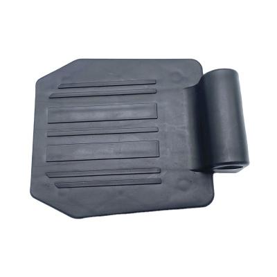 China Single& Factory sale modern spare parts high quality wheelchair plastic wheelchair paddles footrest for 19mm pipe for sale