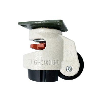 China Rigid Leveling Adjustable Wheel Casters Can Move And Fix Heavy Duty Plate Caster Wheel For Machinery for sale