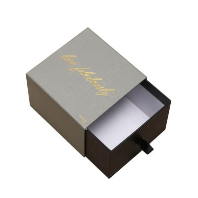 China Recycled Materials Gold Foil Logo Sliding Out Soap Packaging Custom Drawer Box for sale