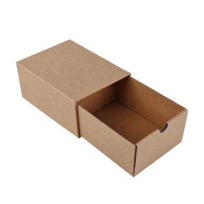 China Custom Recyclable Recyclable Packaging Slide Drawer Storage Shoe Corrugated Mailer Box for sale