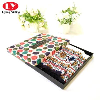 China Recycled Luxurious Custom Materials Box Women Cashmere Scarf Box Packaging for sale