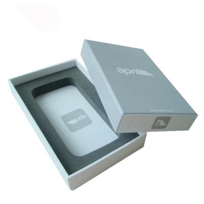 China Recyclable Rigid Mobile Phone Case And Cell Phone Box Packaging With Lid for sale