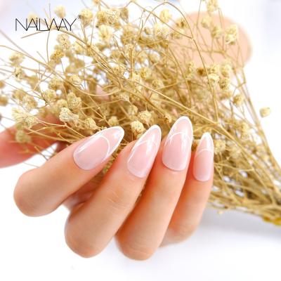 China Easy Apply High Quality Custom Nail Presson Packaging ABS Full Cover Nail Tips Press On Nails Vendor for sale