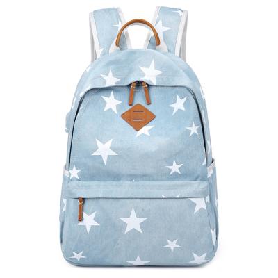 China Kids School Bags 2022 Canvas Schoolbag Shoulder Backpack For Student Children Kids School Bags for sale