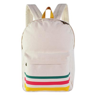 China Other Printed Durable Canvas Student Backpack for sale