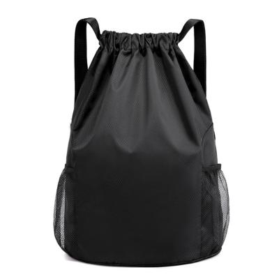 China Unisex Drawstring Backpack Shoulder Bag Backpack Shopping Travel Gym Sport Bags Promotional Drawstring Bag for sale