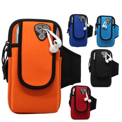 China Lightweight Waterproof Neoprene Mobile Phone Sports Arm Bag For Gym for sale