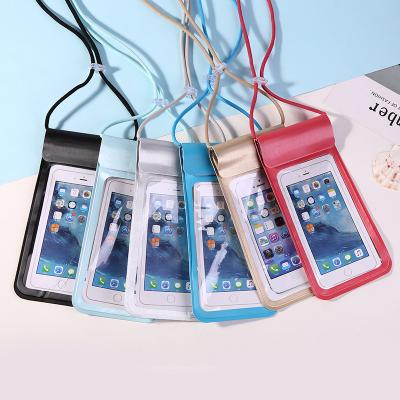 China Comfortable Wholesale Sealed Waterproof PVC Mobile Phone Bag PU Leather Cell Phone Bags for sale