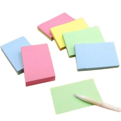 China Self Adhesive Promotion Notepad 4 Color Mail Notes Custom Paper Sticky Memo Pad for sale