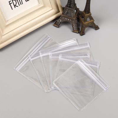 China 10*8.5cm /7.8*5.5cm clear PVC bag waterpoof waterproof plastic transparent document file bag for sale