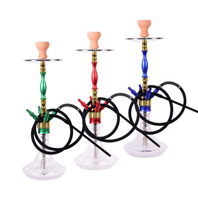 China Metal Hookah Large Four Multi Color Hookah Holder Bar Home Hookah 4 Detractable Mouth Piece for sale