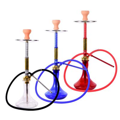 China Single Metal Shisha Tube Silica Gel Tube Stem Big Outlet Alloy Shisha Ice for sale