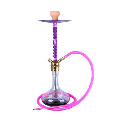 China 2021 Eco-friendly HONGJIE Shesha Aluminum Frame hookah with hookah hose hukka hookah wholesale best quality for sale