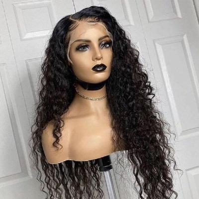 China Peruvian Virgin Remy Hair Extension XBL Full Lace Front Wigs Natural Curly Full Lace Hair Wig For Color Women Glueless Cuticle Aligned Lace Frontal Wigs for sale