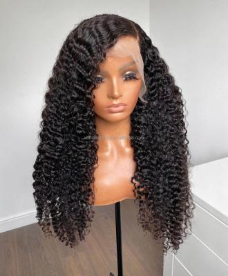 China Remy Hair Extension 150% 180% Full Virgin Density HD Lace Hair Wig, Full HD Glueless Lace Wig, Natural Lace Front Virgin Hair Wig For Black Women for sale