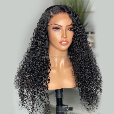 China Virgin Remy Hair Extension 12A Raw HD Indian Hair Lace Front Wigs Brazilian Swiss Deep Wave Human Hair Lace Front Wig Closure For Black Women for sale