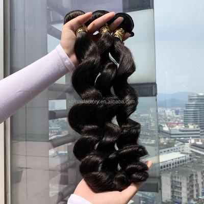 China Non-chemical Grade 9A Long Virgin Brazilian Cuticle Aligned Bundles With Loose Wave 4x4 5x5 6x6 7x7 Lace Frontal Closure For Black Women for sale