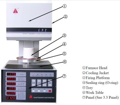 China Automatic Programmable Dental Lab Equipment Porcelain Dental Porcelain Furnace for sale