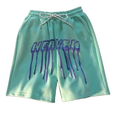 China Custom Outdoor Anti-Wrinkle Color Mens Jogger Running Shorts Plus Size Mens Cotton Print Mens Shear Cotton Shorts for sale