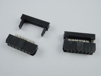 China 2.0mm Pitch 2rows 6pin 12pin IDC Female Header Sockets Connector with Strain Relief for sale