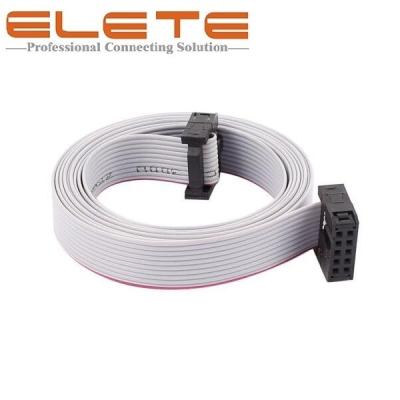 China 2.54mm Pitch 10Pin 10 Wires Female to female IDC Connector Flat Ribbon Cable 150cm long IDC Connector for sale