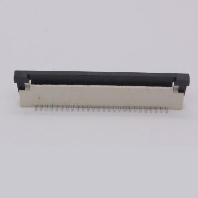 China 1.0mm pitch FPC connector, vertical, SMT type, bottom contact, 30 contacts for sale