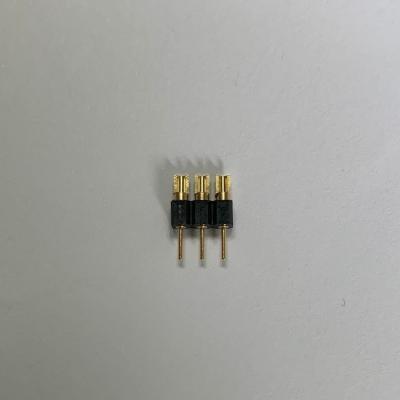 China 2.54mm Round Pin Header, male, soldering to PCB, an alternative to Fischer Elektronik MK 04 for sale