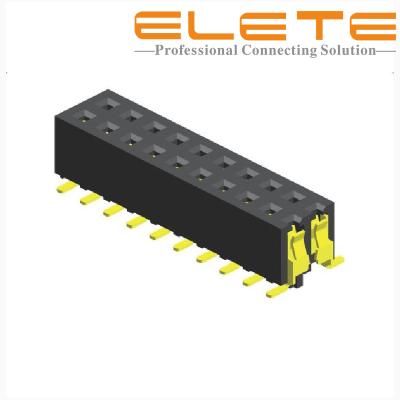 China 2.00 mm female header connector, S.M.T type with locating peg, LCP, Phosphor bronze for sale