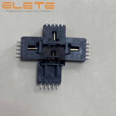 China Connector Header Through Hole 5 position 0.100