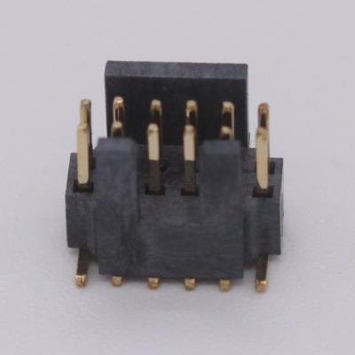 China 1.27mm pitch Shrouded Box Header, board to board connector replace to Samtec FTSH series for sale