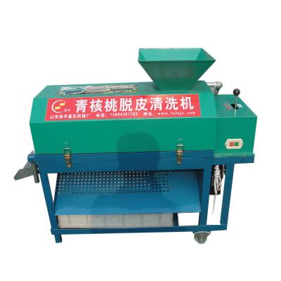 China Farms Green Walnuts Peeling Pecan Walnut Washing Peeling Machine for sale